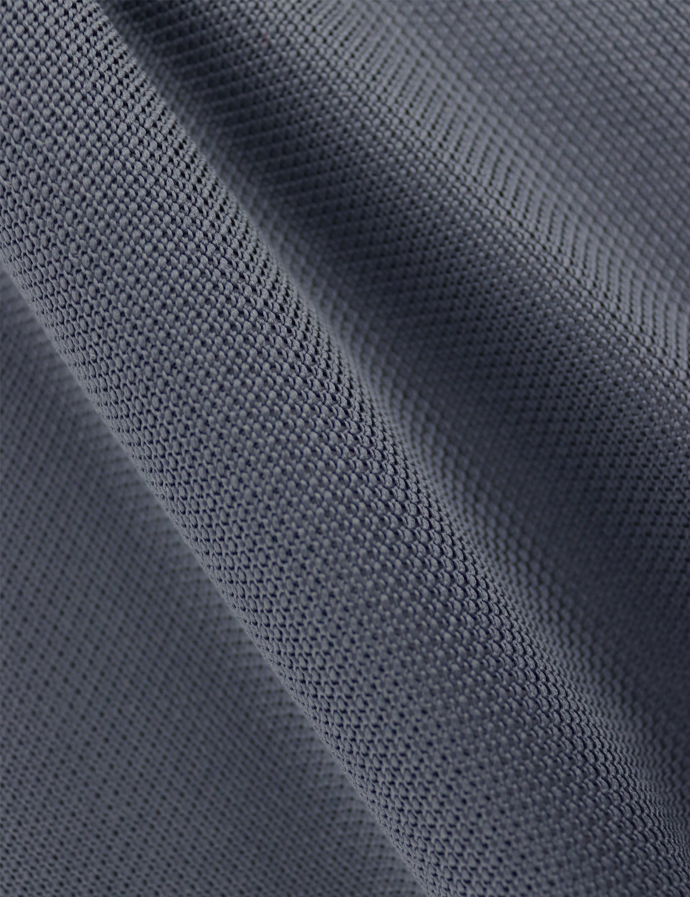 100% Polyester Diamond End Knitted Tie - Dark Grey