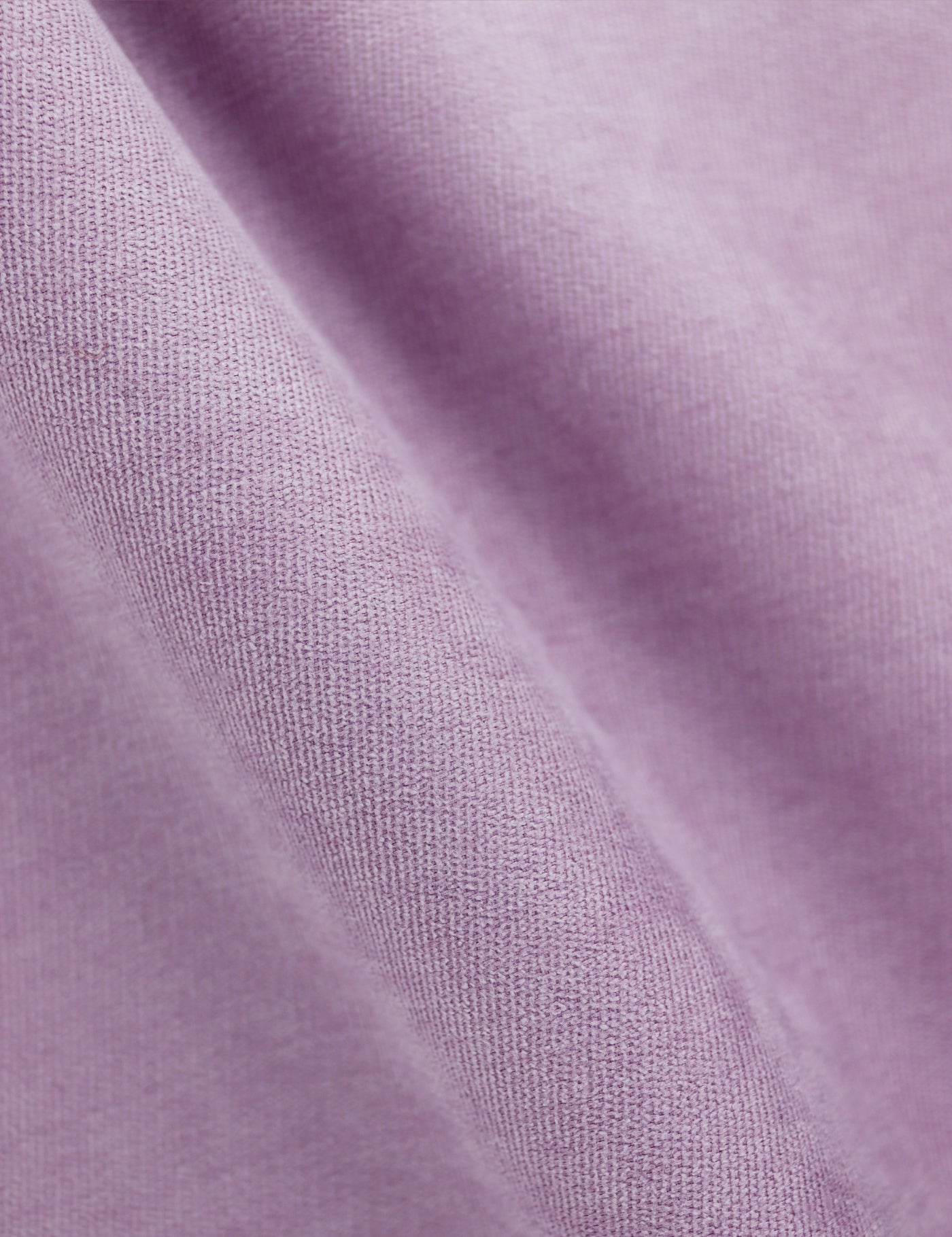 100% Brushed Cotton Pocket Square - Pastel Purple
