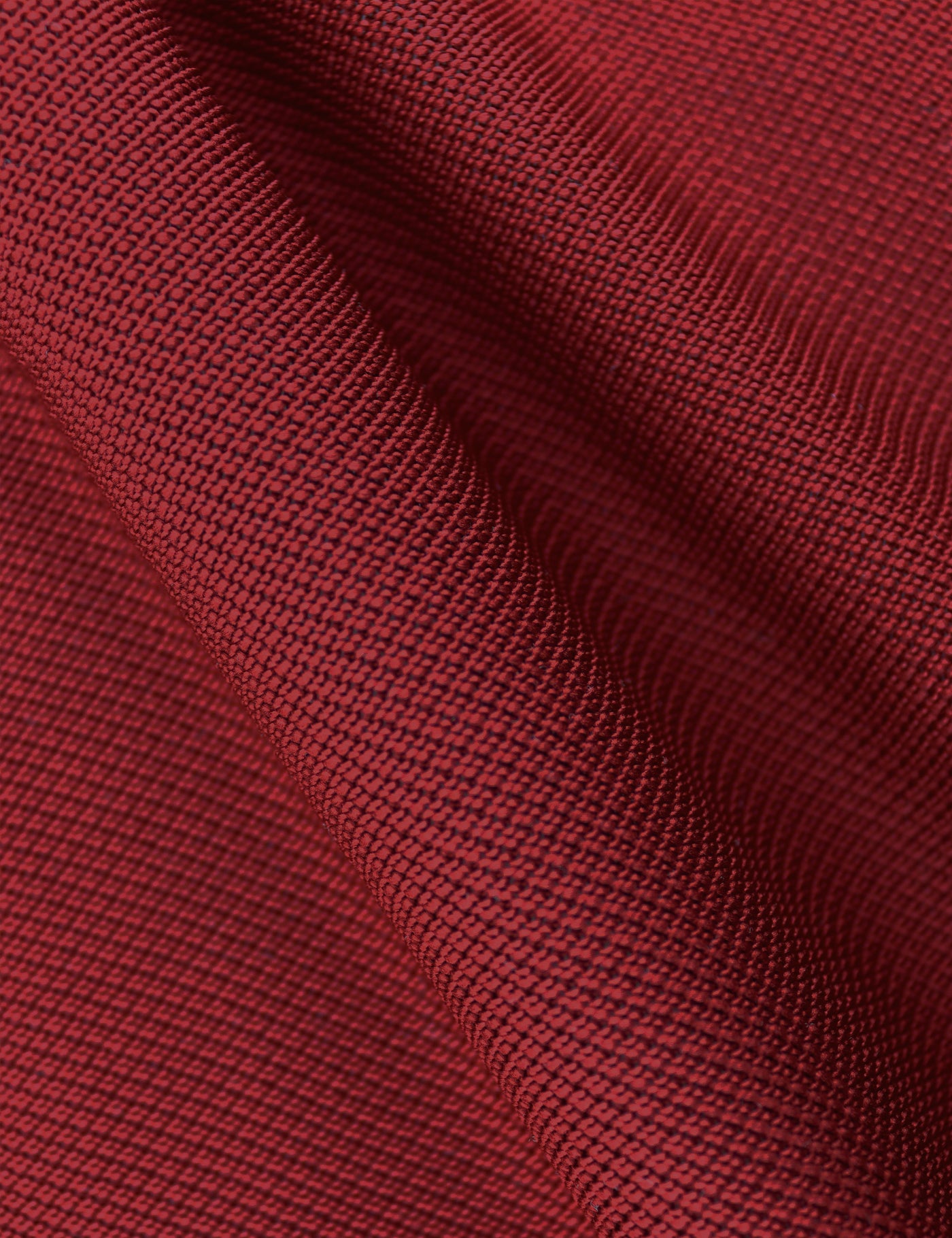 Knitted Pocket Square - Burgundy Red