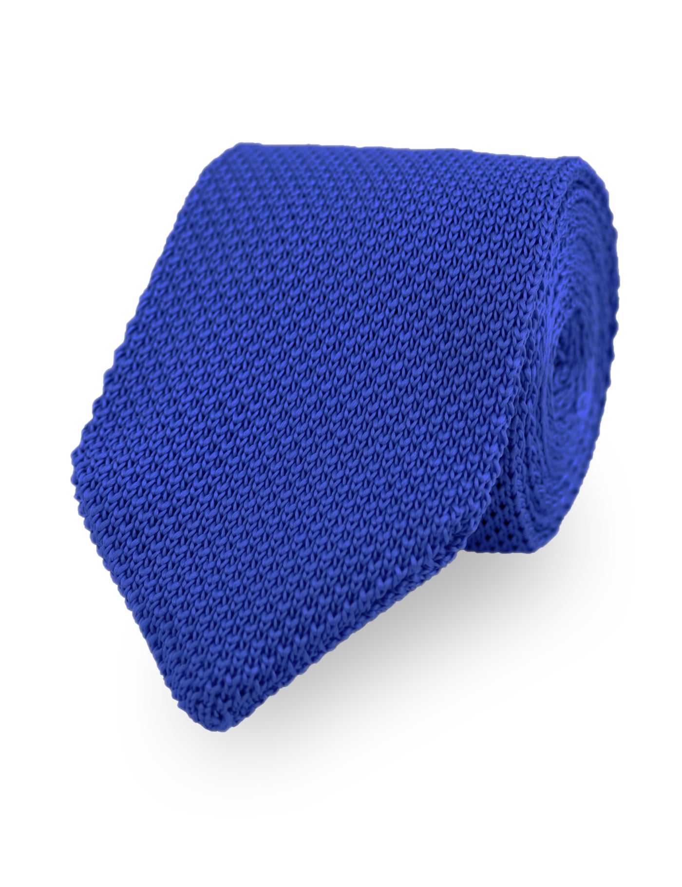 100% Polyester Knitted Bow Tie - Royal Blue