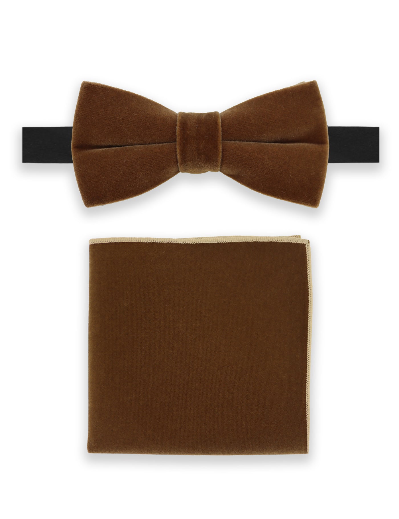 Velvet Bow Tie - Gold