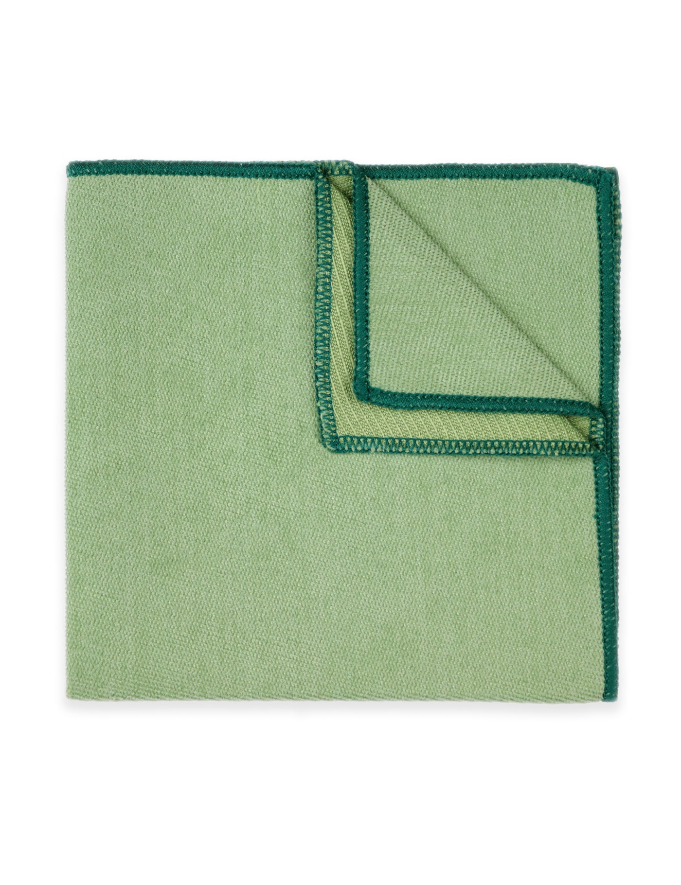 100% Brushed Cotton Tie - Sage Green