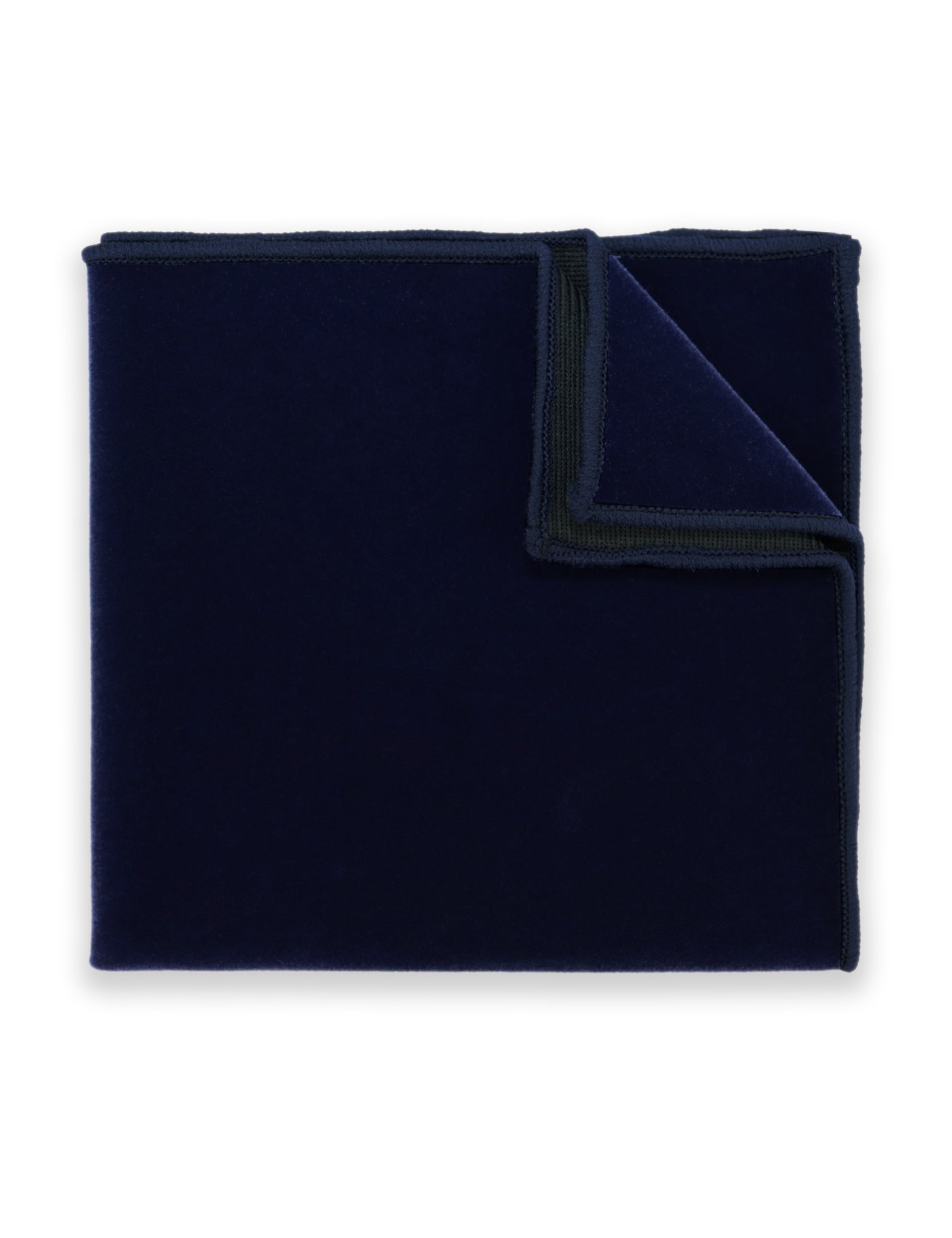 Velvet Oversized Bow Tie - Navy Blue