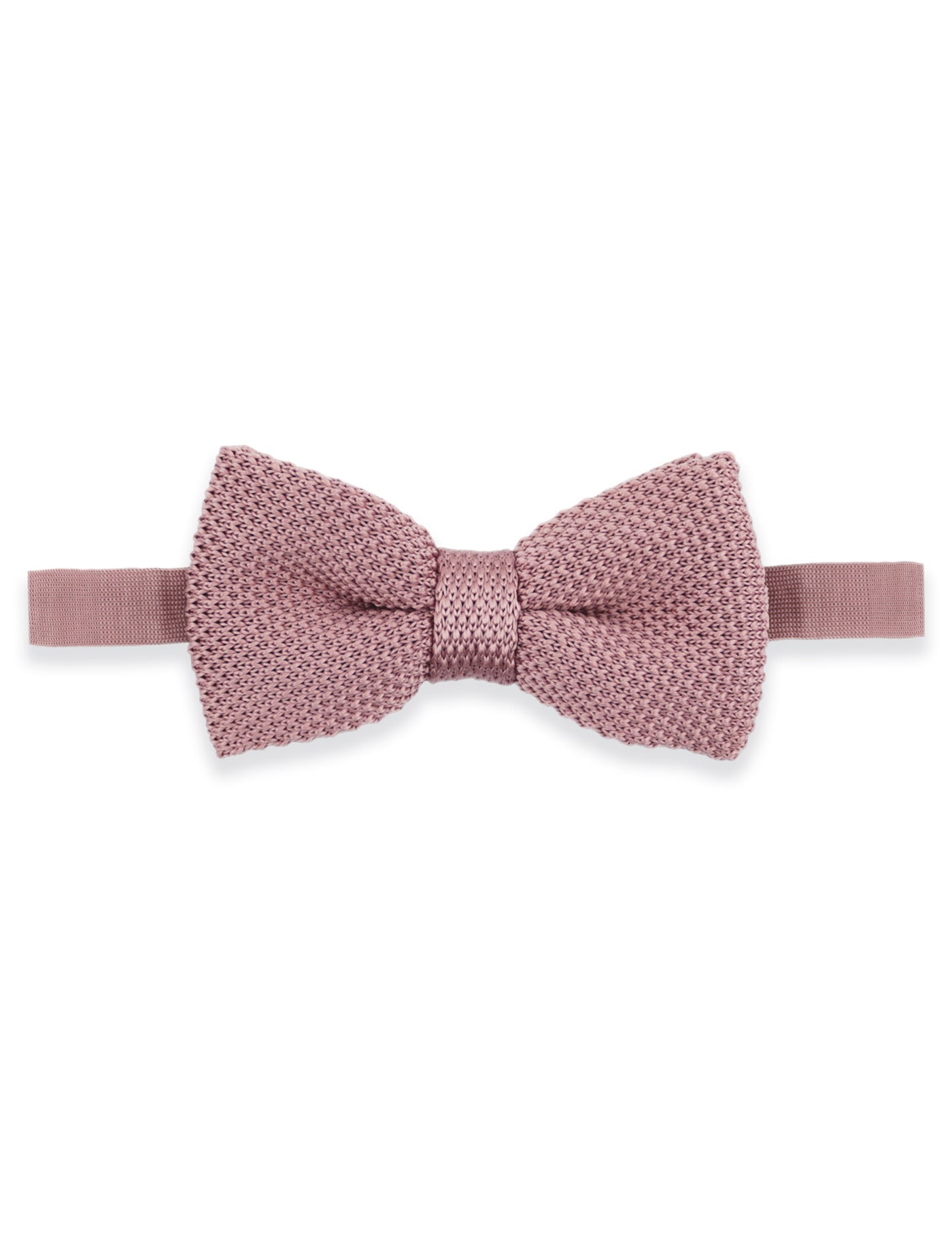 100% Polyester Knitted Pocket Square - Dusty Pink