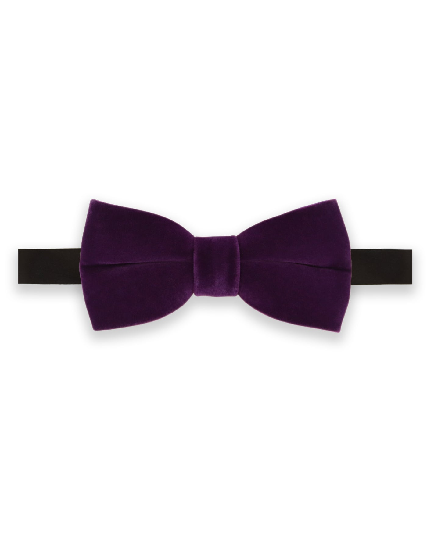 Velvet Bow Tie - Purple