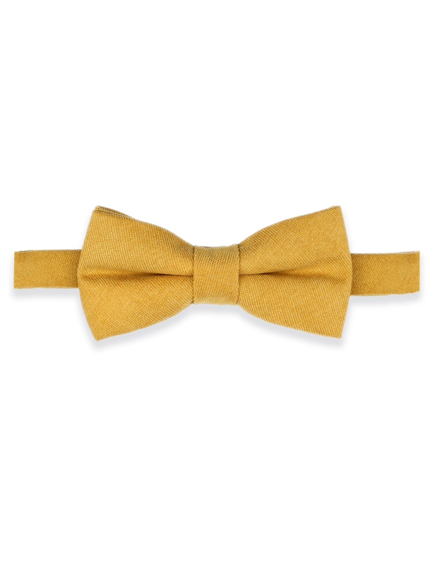 100% Brushed Cotton Pocket Square - Mustard Yellow