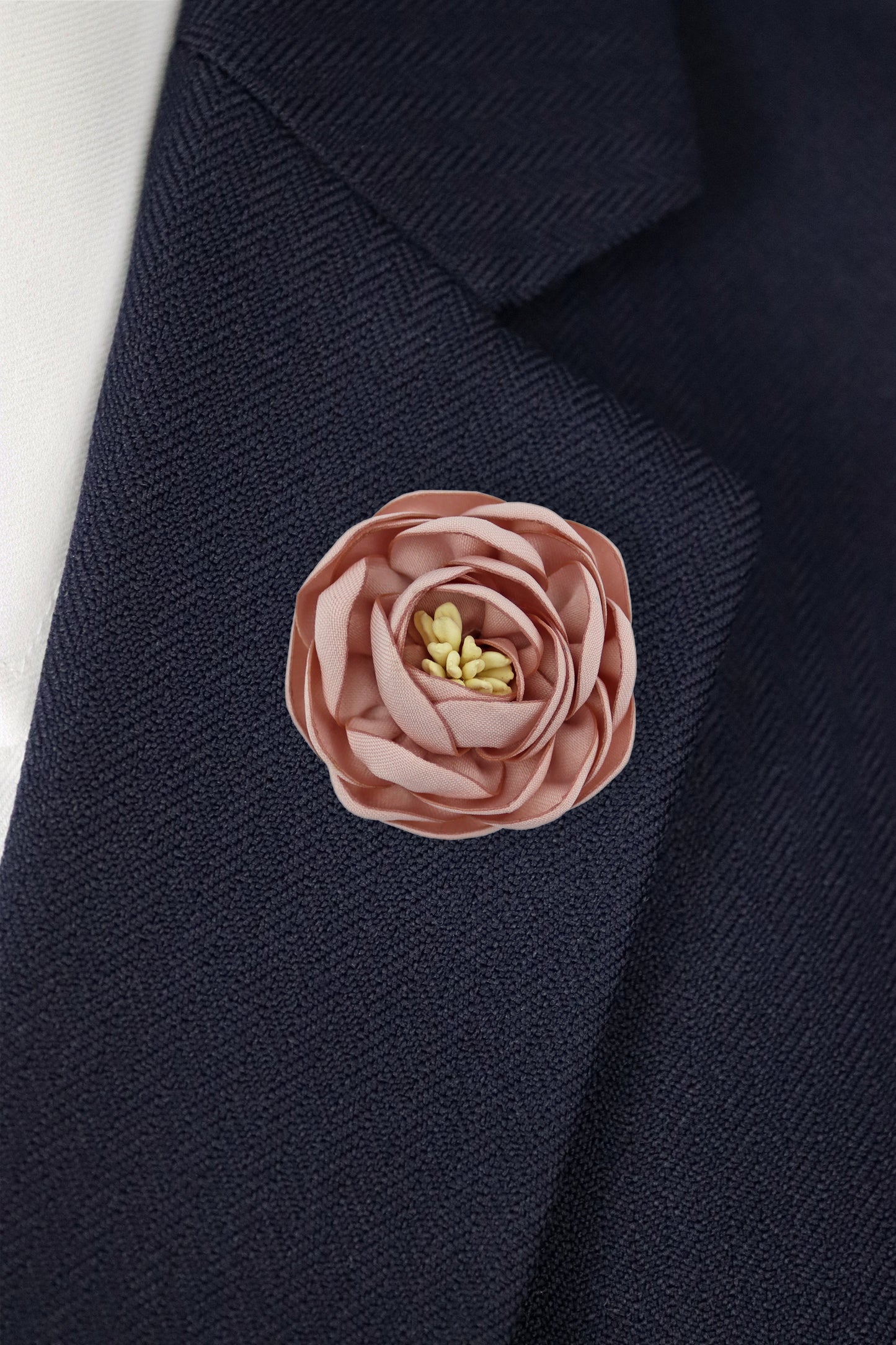 Flower Lapel Pin - Pink