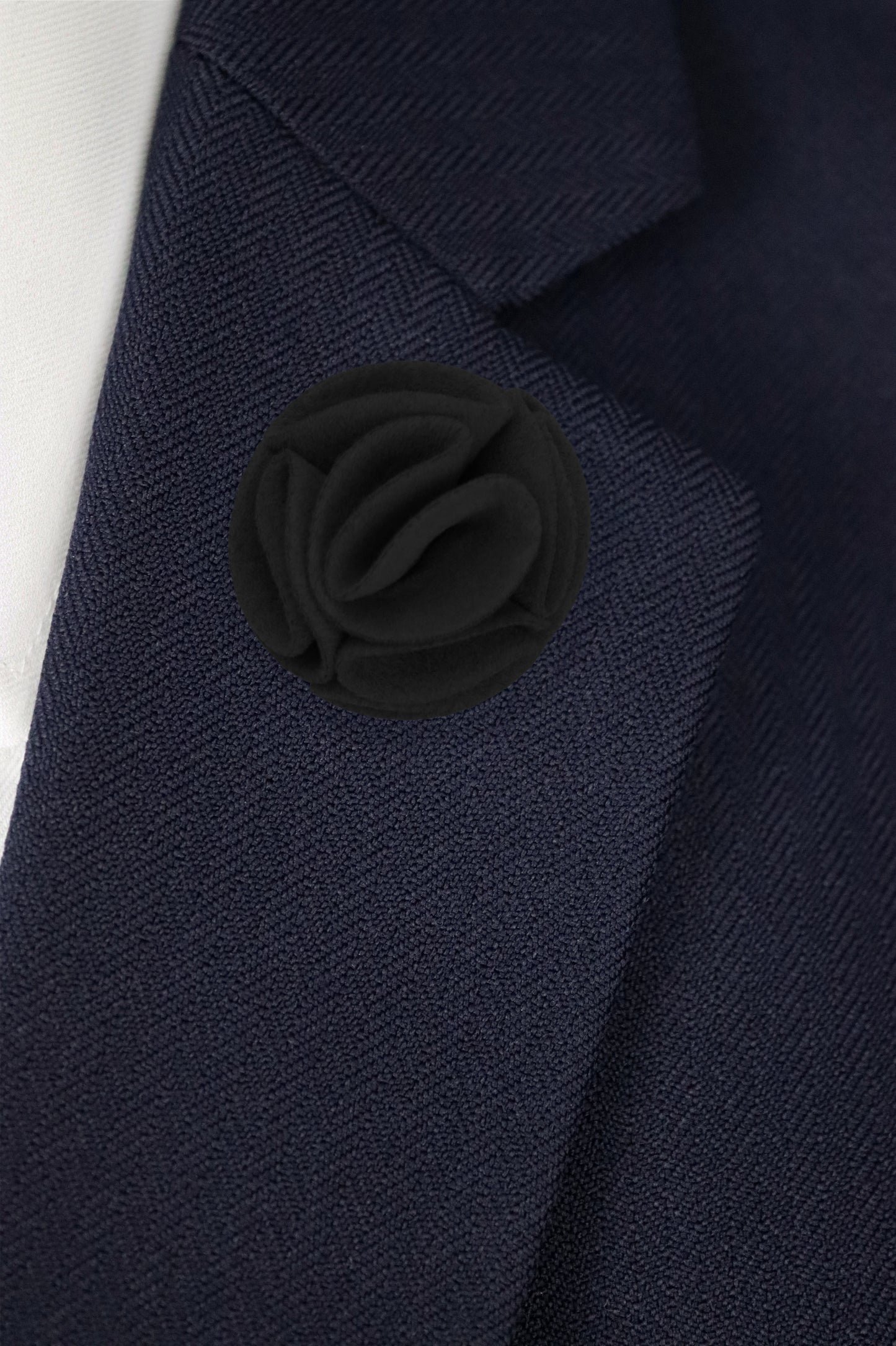 Lapel Flower - Black