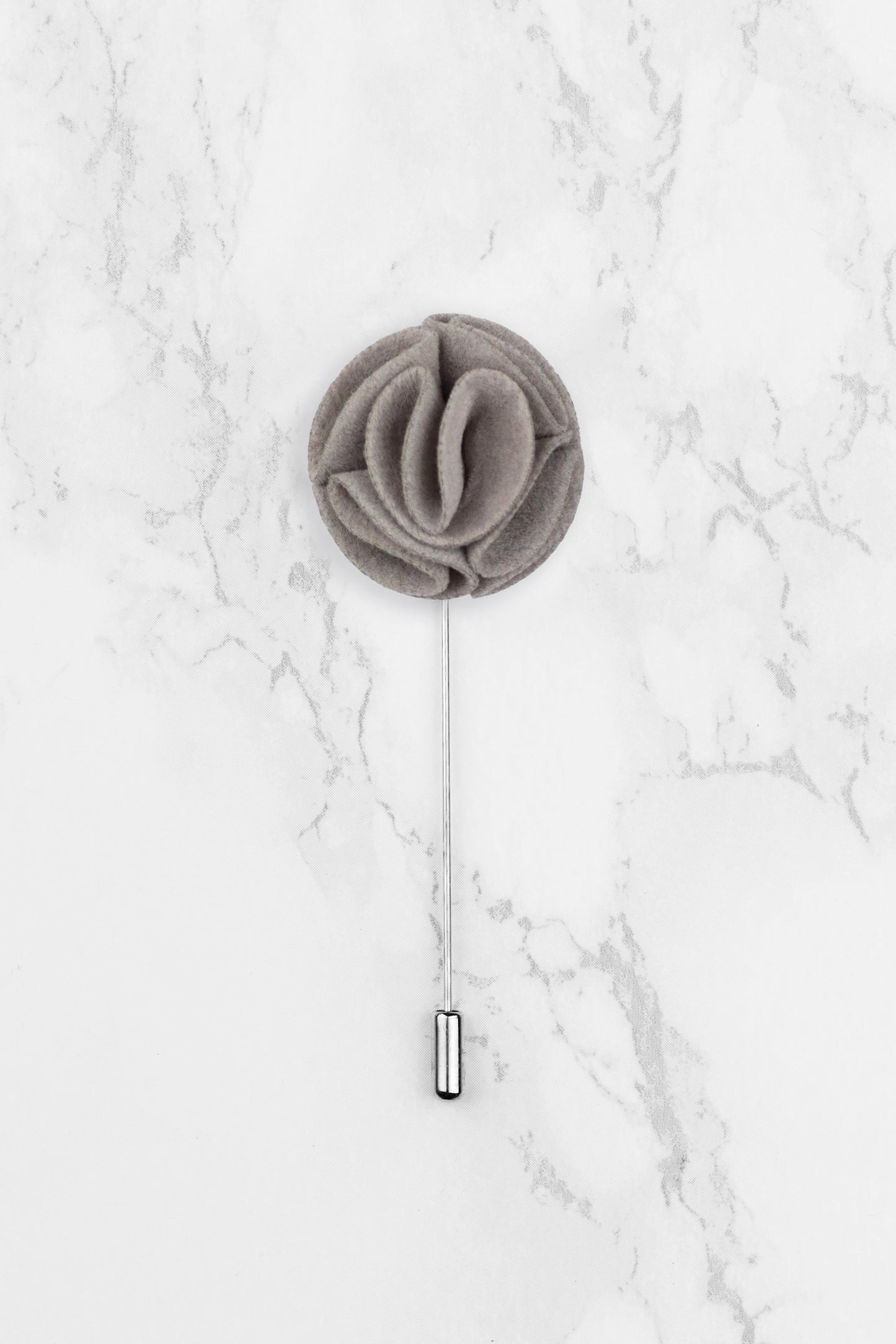 Lapel Flower - Grey